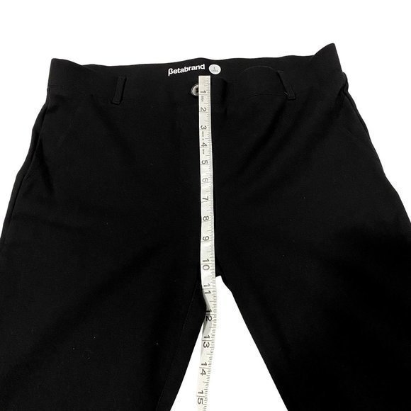 Betabrand Women's Straight-Leg‎ Classic Dress Yoga Pant Size Large Long W1550-BK - Picture 6 of 7